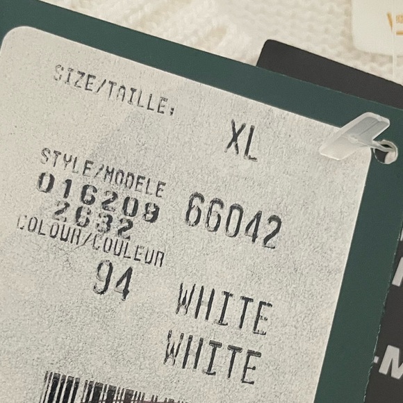 Parkhurst | White knit crew knit sweater. Size XL. Ribbed NWT cozy Cottagecore - Picture 11 of 12